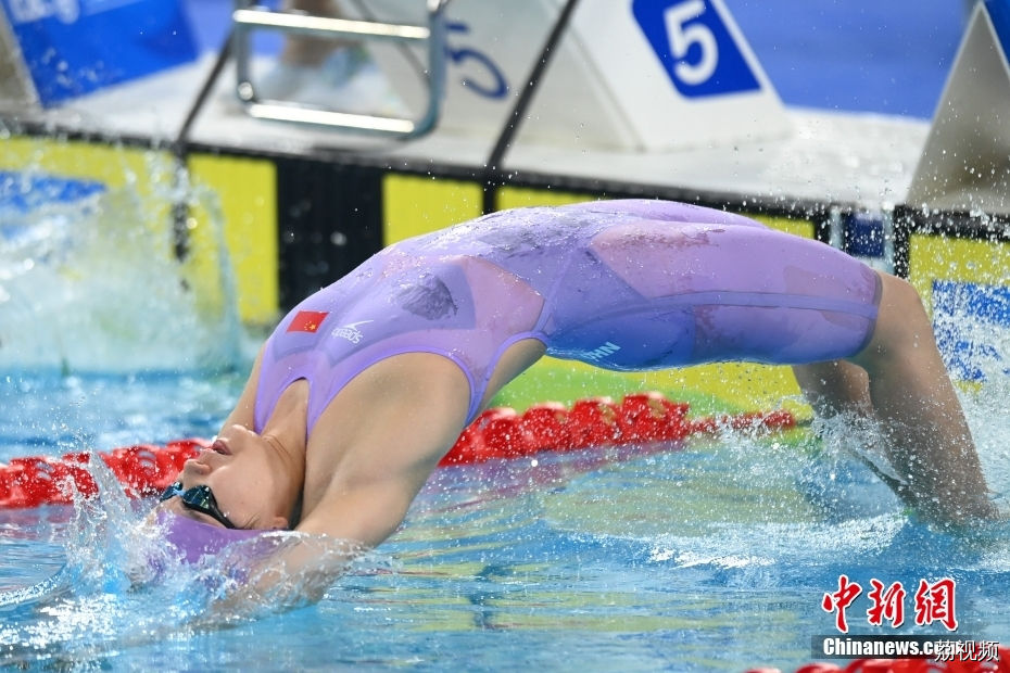 成都大运会柳雅欣夺得女子200米仰泳金牌
