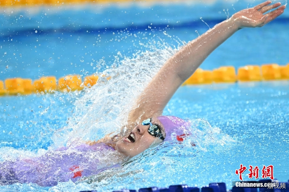 成都大运会柳雅欣夺得女子200米仰泳金牌