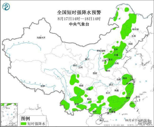 强对流天气预警：京津冀等10省区市有雷暴大风或冰雹
