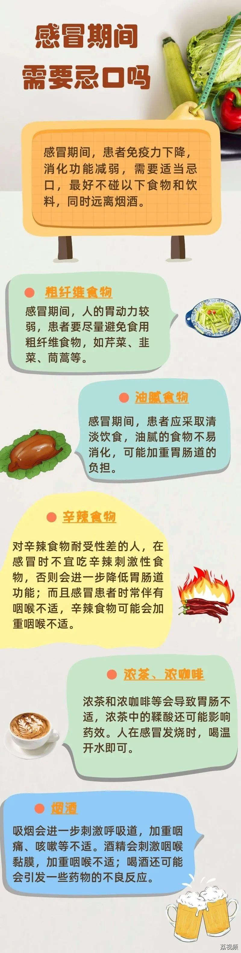 感冒期间需要忌口吗？