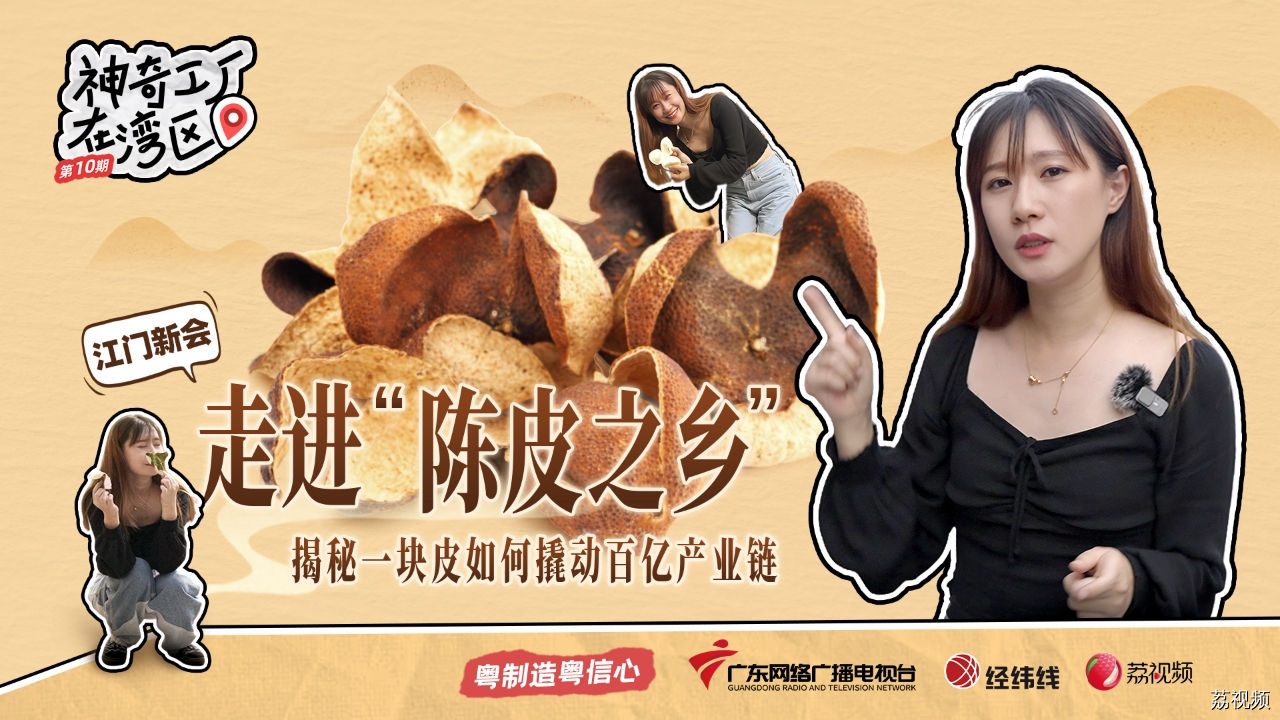 【神奇工厂在湾区-第10期】走进“陈皮之乡”江门新会，揭秘一块皮如何撬动一条百亿产业链