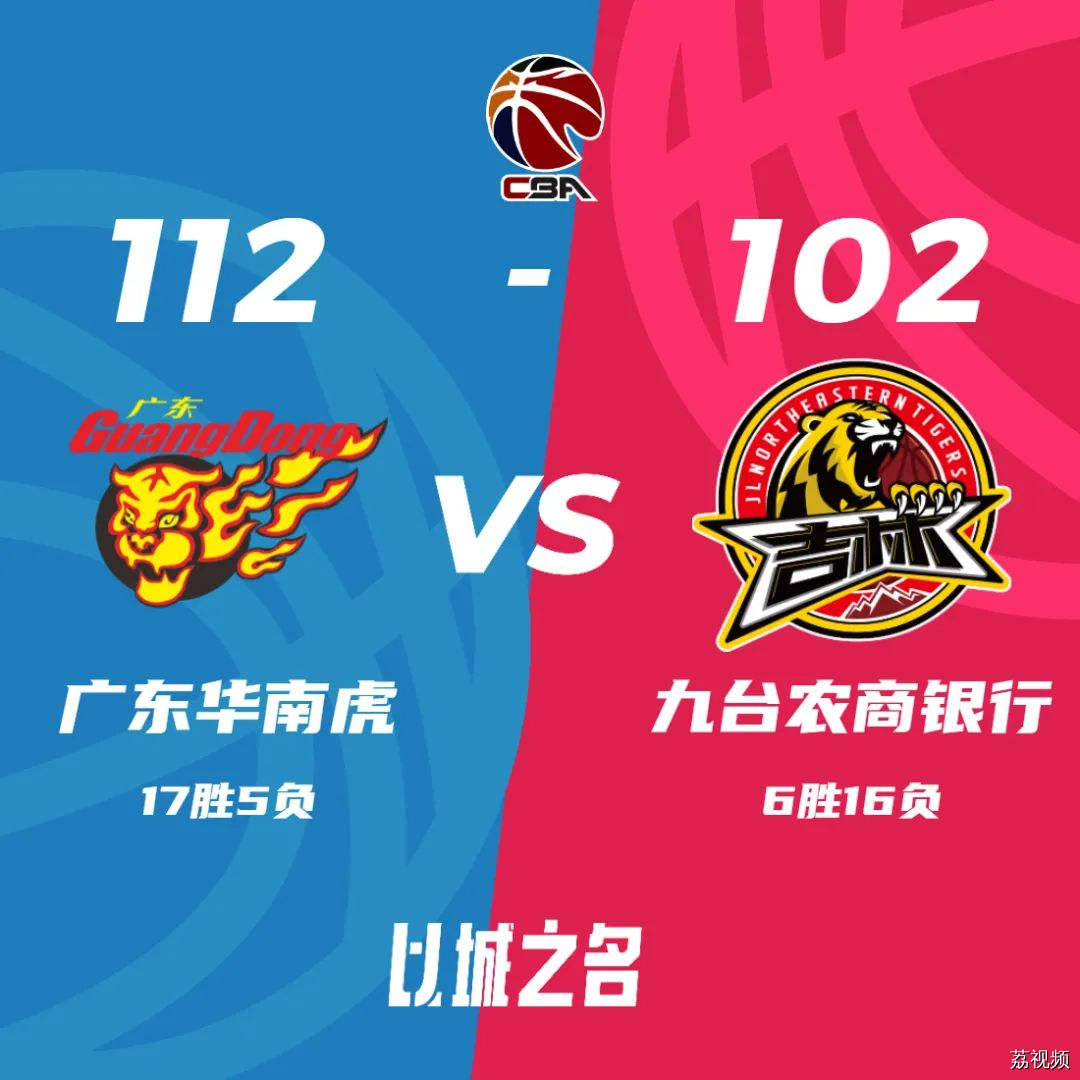 主场两连胜！广东华南虎战胜九台农商银行