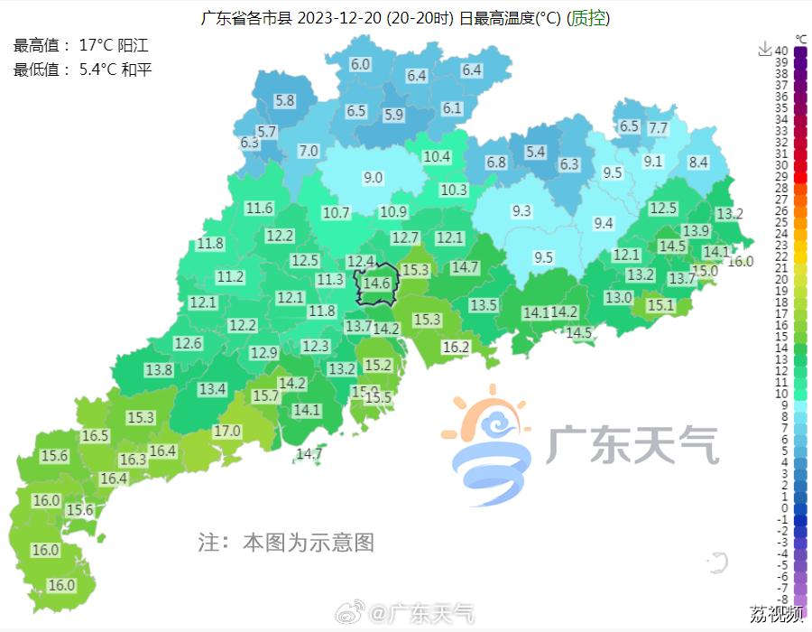 全国入冬进程图出炉，广东入冬成功了吗？