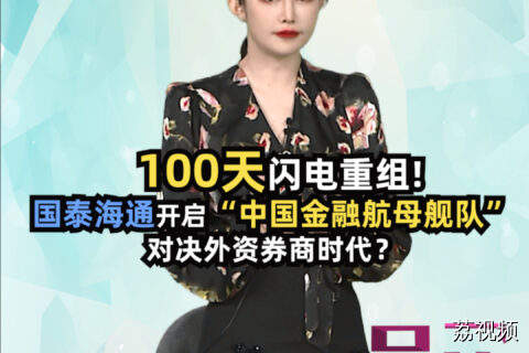 100天闪电重组！国泰海通开启“中国金融航母舰队”#吴荻说