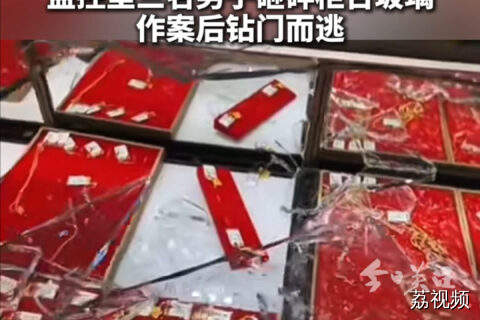 海南一珠宝店被盗