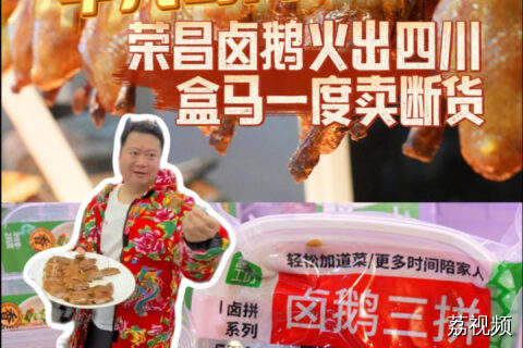 甲亢哥同款！荣昌卤鹅火出四川，盒马一度卖断货