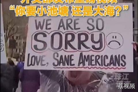 外交部发布重磅视频  “你要小池塘 还是大海？”