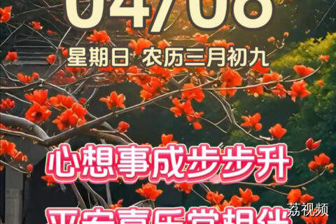 今天是 4 月 6 日，星期日