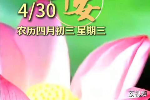 4月30日 | 四时吉祥 四季安康 三餐四季皆安然