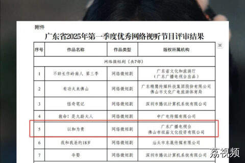短剧《以和为贵》获奖情况