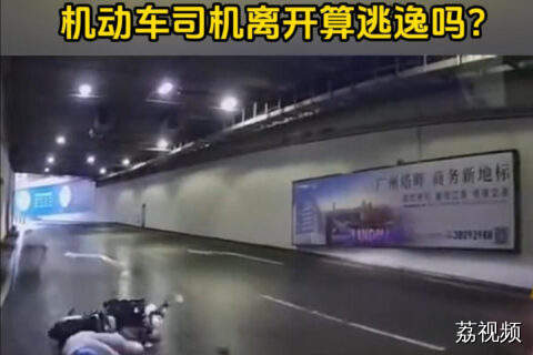 机动车正常行驶，“电鸡”闪现急刹车摔倒