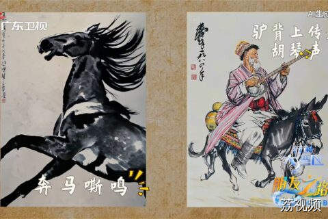 速来打卡！徐悲鸿的马vs黄胄的驴：水墨江湖的顶峰相遇