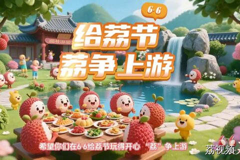 荔枝宝宝送祝福，祝大家“荔”争上游 ，拔得头筹！