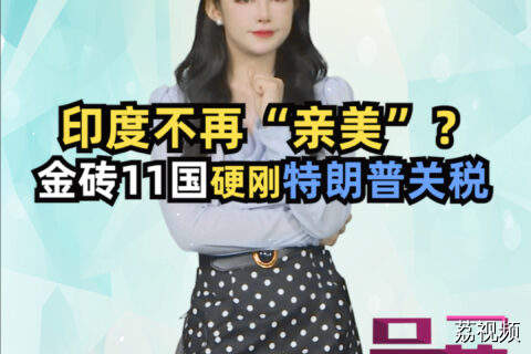印度不再“亲美”？金砖11国硬刚特朗普关税！#吴荻说