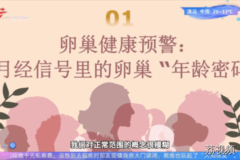 卵巢健康预警 月经信号里的卵巢“年龄密码”
