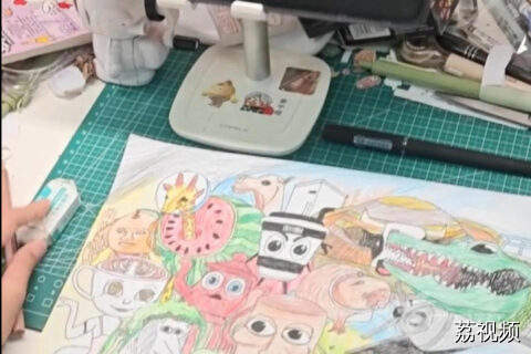 小孩哥画外国山海经，奇妙创意引网友热议