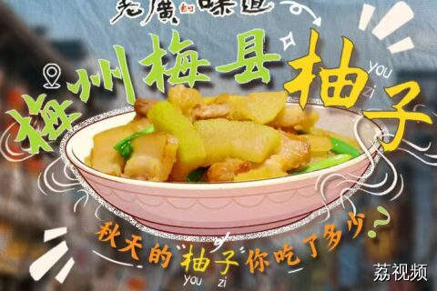 降温后不想吃奶皮子糖葫芦，也不馋鸡煲，就馋这口碌柚！#粤来粤好百千万 #岭南100味 #老广的味道