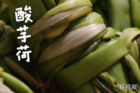 广东人夏天没胃口就靠它，一坛酸芋荷腌下去，能吃到入秋~#老广的味道 #纪录片 #家常菜 。